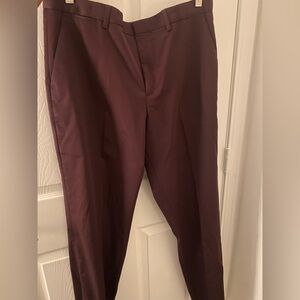 Men’s Burgundy Dress Pants